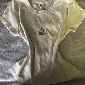 John Galt Cream Graphic Tee